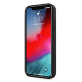 Etui BMW BMHCP12LRSWPK iPhone 12 Pro Max 6,7" sort/sort hårdkasse Læder Perforeret