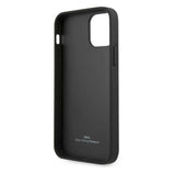 Etui BMW BMHCP12LRSWPK iPhone 12 Pro Max 6,7" sort/sort hårdkasse Læder Perforeret