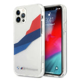 Etui BMW BMHCP12LSKTGT iPhone 12 Pro Max 6,7" gennemsigtig hardcase Motorsport Tricolor