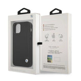 Etui BMW BMHCP12MRCDPK iPhone 12/12 Pro 6,1" sort/sort hardcase læder Deboss