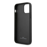 Etui BMW BMHCP12MRSWPK iPhone 12/12 Pro 6,1" sort/sort hårdkasse Læder Perforeret