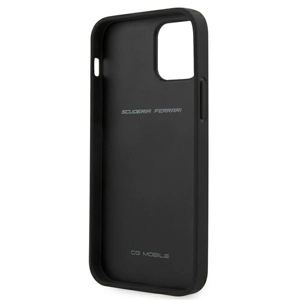 Ferrari FESAXHCP12LRE iPhone 12 Pro Max 6.7" rød/rød hardcase On Track Carbon Stripe