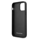 Mercedes MEHCP12LCDOBK iPhone 12 Pro Max 6,7" sort/sort hårdkasse Ledret perforeret område