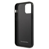 Mercedes MEHCP12MESPBK iPhone 12/12 Pro 6,1" sort/sort hardcase Silver Stars mønster