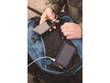 10.000 mAh Outdoor Solar PowerBank, Black