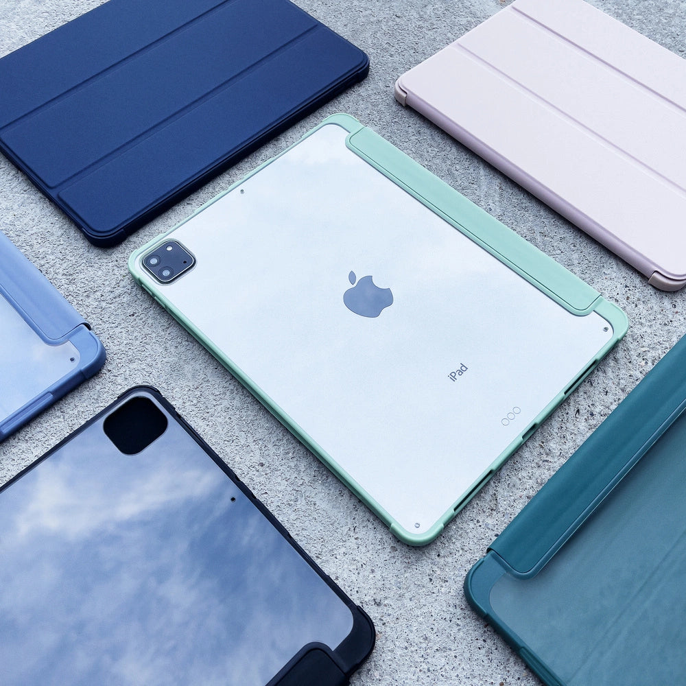 Stand Tablet Case Smart Cover case til iPad Pro 12.9 '' 2021/2020 med standfunktion grøn