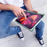 Stand Tablet Case Smart Cover case til iPad Pro 12.9 '' 2021/2020 med standfunktion grøn