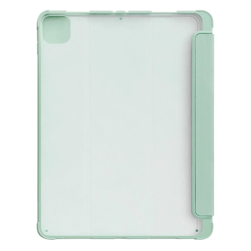 Stand Tablet Case Smart Cover case til iPad Pro 12.9 '' 2021/2020 med standfunktion grøn