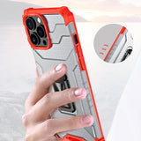 Crystal Ring Case Kickstand Tough Rugged Cover til iPhone 13 Pro grøn