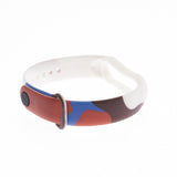 Strap Moro band til Xiaomi Mi Band 3 / 4 silikone rem ur armbånd mønster 8