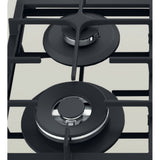 Whirlpool AKTL 629/S Sølv Indbygget Gaskomfur 4 zone(s)