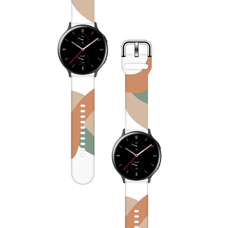Strap Moro til Samsung Galaxy Watch 45 / 46 / 47 mm silikone armbånd ur band - mønster 3