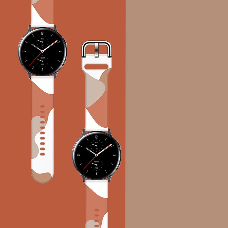 Strap Moro til Samsung Galaxy Watch 45 / 46 / 47 mm silikone armbånd ur band - mønster 5