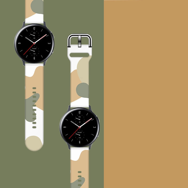 Strap Moro til Samsung Galaxy Watch 45 / 46 / 47 mm silikone armbånd ur band - mønster 6