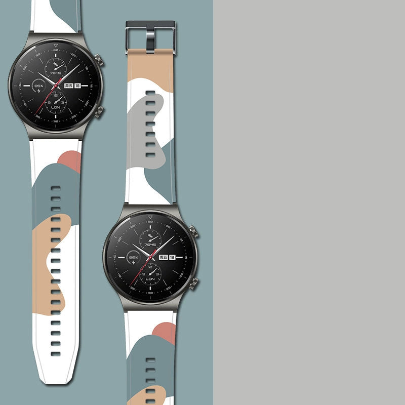 Strap Moro band for Huawei Watch GT2 Pro silikone rem ur armbånd mønster 3