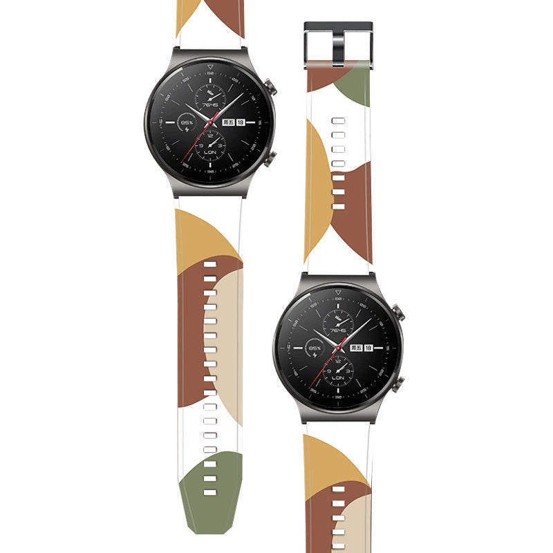 Strap Moro band til Huawei Watch GT2 Pro silikone rem ur armbånd mønster 5