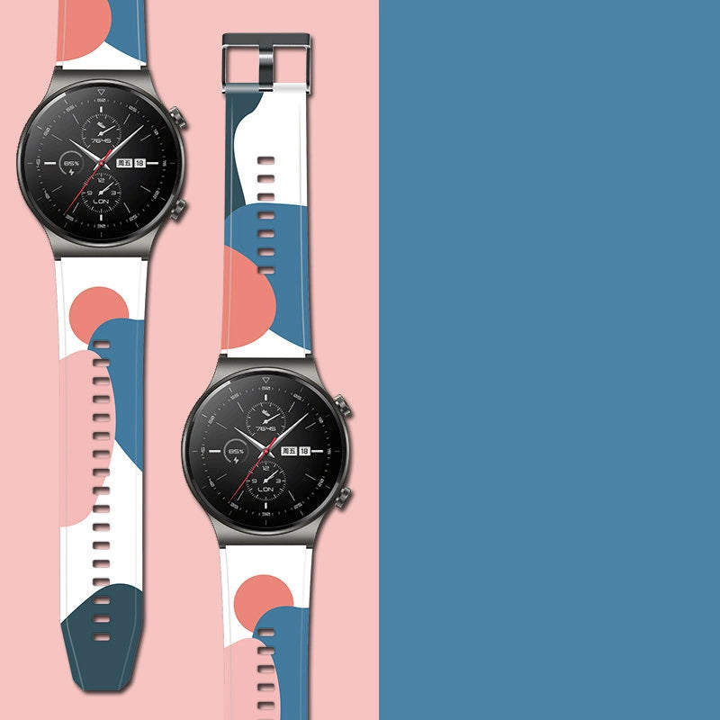 Strap Moro band for Huawei Watch GT2 Pro silikone rem ur armbånd mønster 11