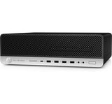 T1A HP EliteDesk 800 G3 Refurbished Intel® Core™ i5 i5-6500 16 GB DDR4-SDRAM 240 GB SSD Windows 10 Pro SFF PC Sort, Sølv