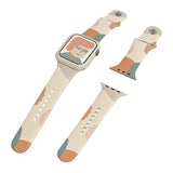 Silicone Strap Moro Watch Armbånd Band til Apple Watch 42 / 44 / 45 / 49 mm - mønster 5