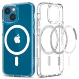 Spigen Ultra Hybrid Mag Case med MagSafe til iPhone 13 - hvid