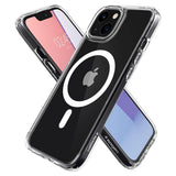 Spigen Ultra Hybrid Mag Case med MagSafe til iPhone 13 - hvid
