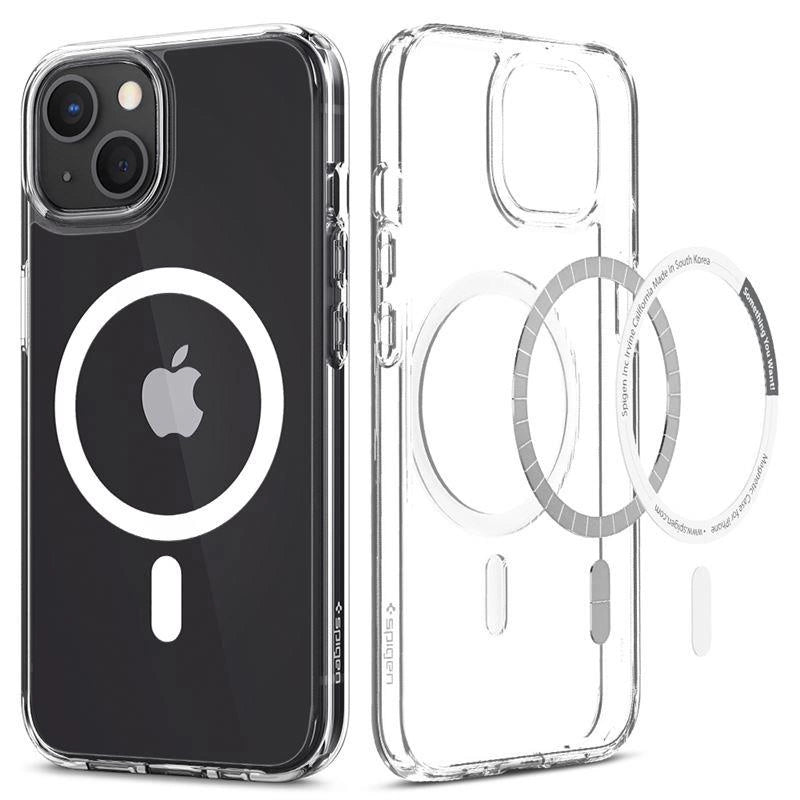 Spigen Ultra Hybrid Mag Case med MagSafe til iPhone 13 - hvid