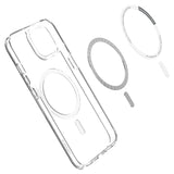 Spigen Ultra Hybrid Mag Case med MagSafe til iPhone 13 - hvid