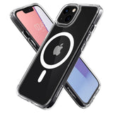 Spigen Ultra Hybrid Mag Case med MagSafe til iPhone 13 - hvid