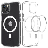 Spigen Ultra Hybrid Mag Case med MagSafe til iPhone 13 - hvid