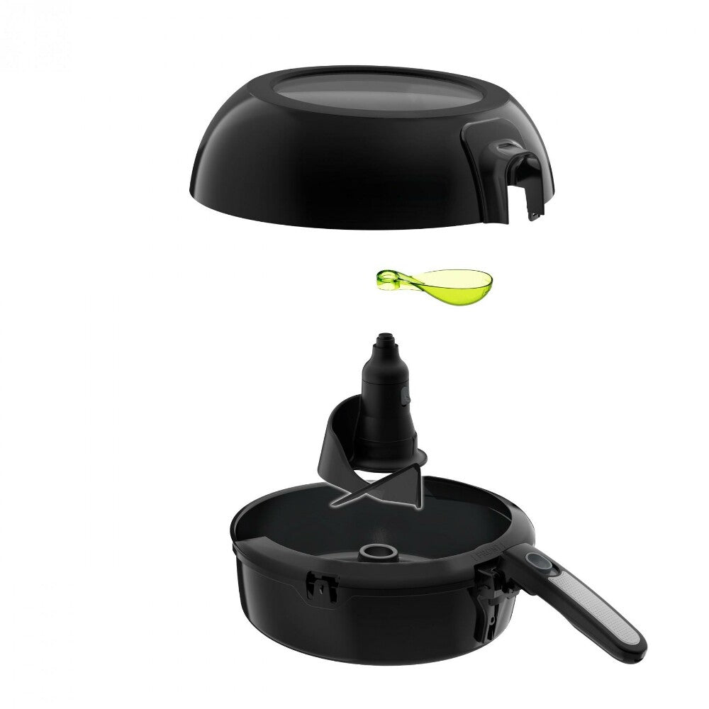 Tefal FZ7738 Enkelt Enkeltstående 1500 W Varmluftsteger Sort