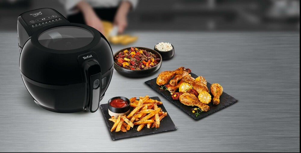 Tefal FZ7738 Enkelt Enkeltstående 1500 W Varmluftsteger Sort