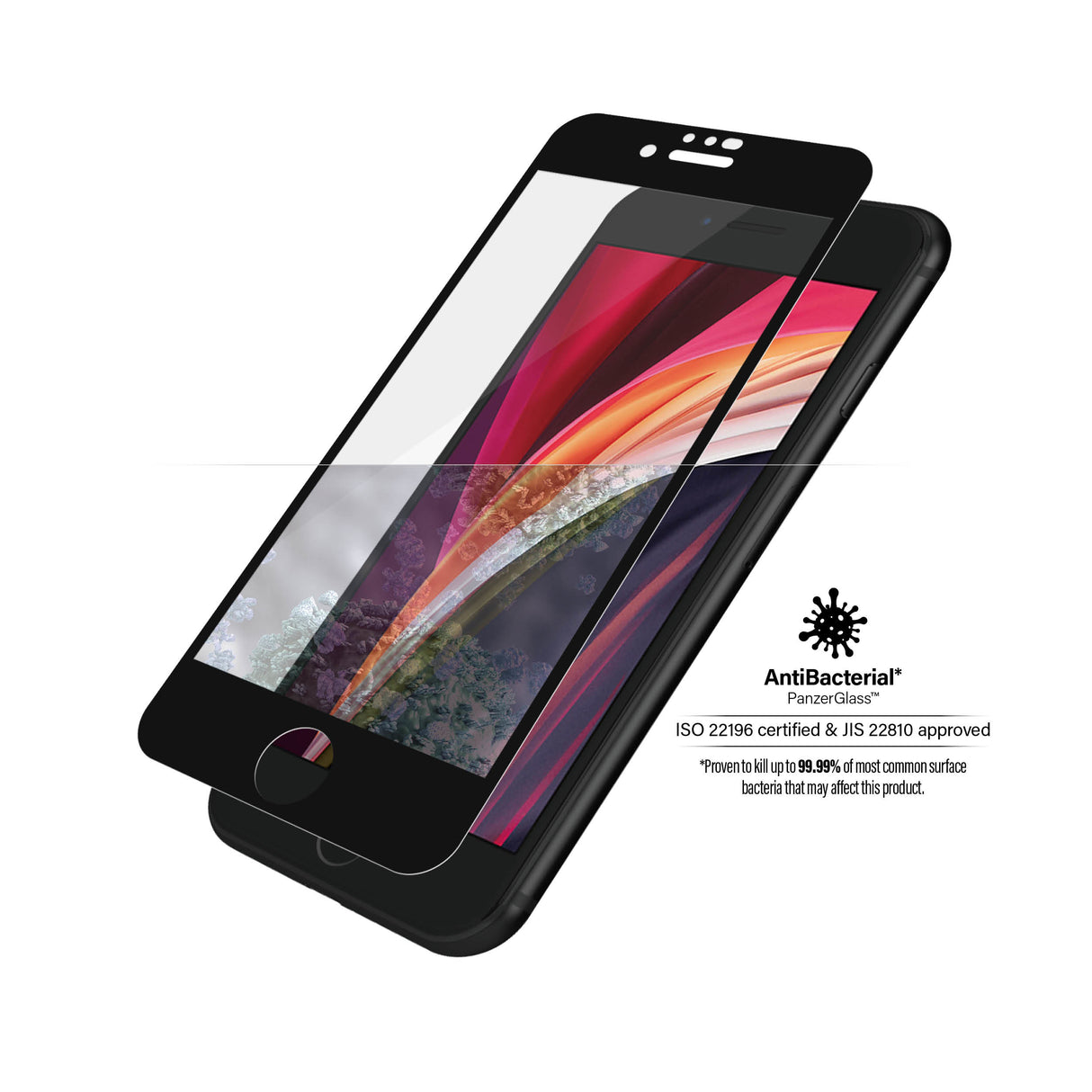 PanzerGlass ® Skærmbeskyttelse iPhone 8 | 7 | 6s | 6 | SE (2020/2022) | Edge-to-Edge