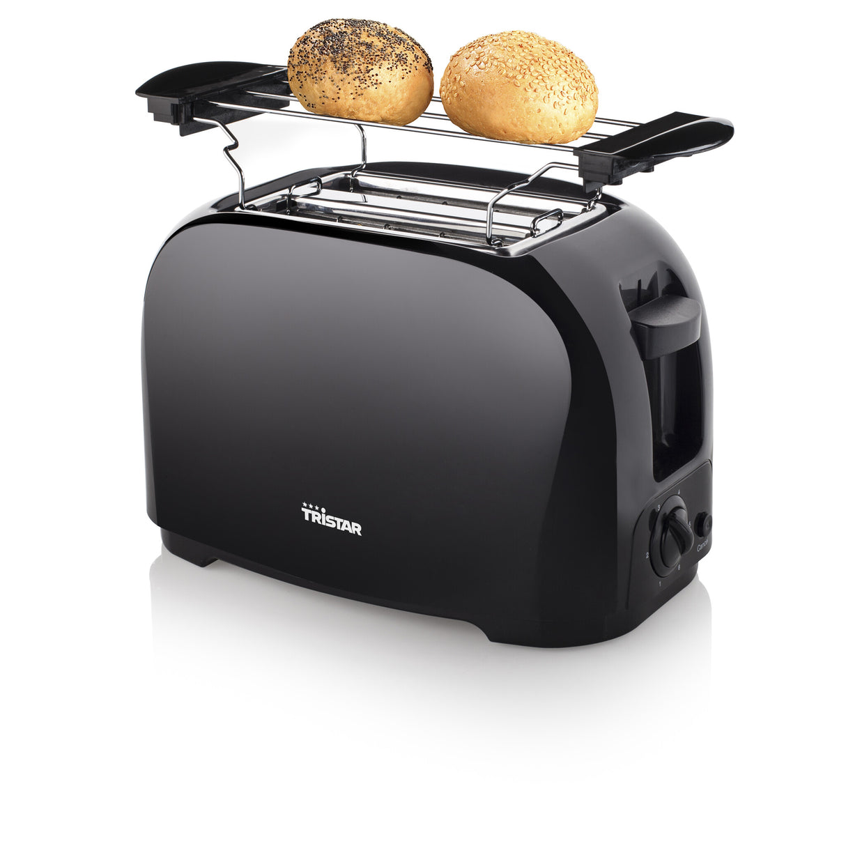 Tristar BR-1025 brødrister 6 2 skive(r) 800 W Sort