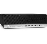 T1A HP EliteDesk 800 G3 Refurbished Intel® Core™ i5 i5-6500 16 GB DDR4-SDRAM 240 GB SSD Windows 10 Pro SFF PC Sort, Sølv