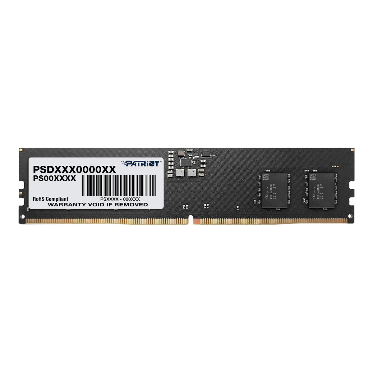 Patriot Signature Line DDR5 SDRAM 16GB CL46 On-die ECC DIMM 288-PIN