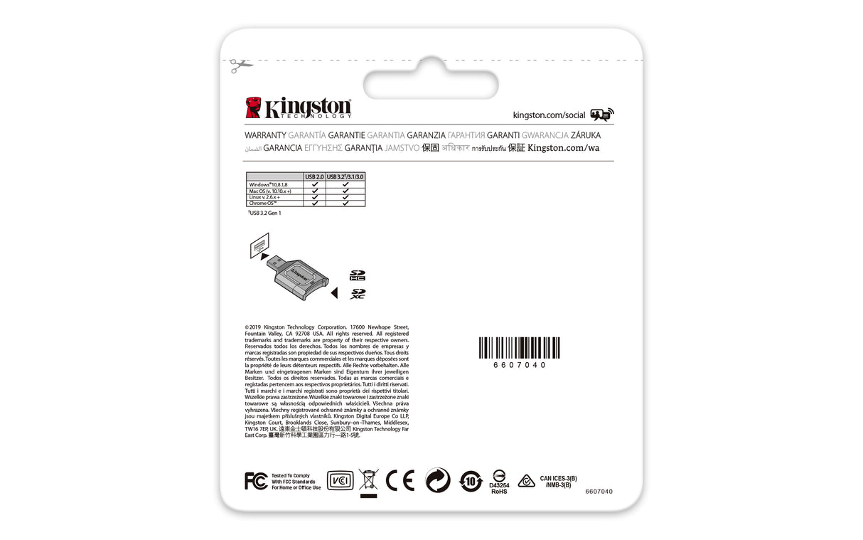 Kingston MobileLite Plus Kortlæser USB 3.2 Gen 1
