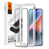 Spigen ALM Glass FC Tempered Glass for iPhone 13 / 13 Pro / 14 - Black