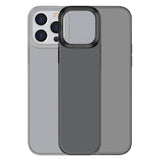 Baseus Simple Series Case gennemsigtig gelhylde til iPhone 13 Pro sort (ARAJ000401)