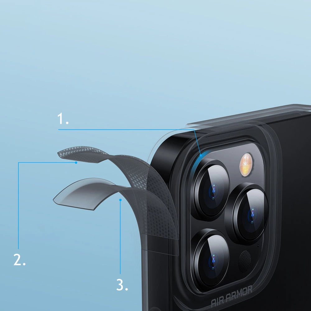 Baseus Simple Series Case gennemsigtig gelhylde til iPhone 13 Pro sort (ARAJ000401)