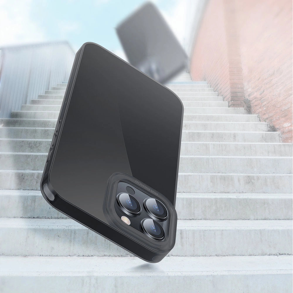 Baseus Simple Series Case gennemsigtig gelhylde til iPhone 13 Pro sort (ARAJ000401)