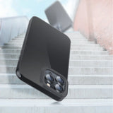 Baseus Simple Series Case gennemsigtig gelhylde til iPhone 13 Pro sort (ARAJ000401)