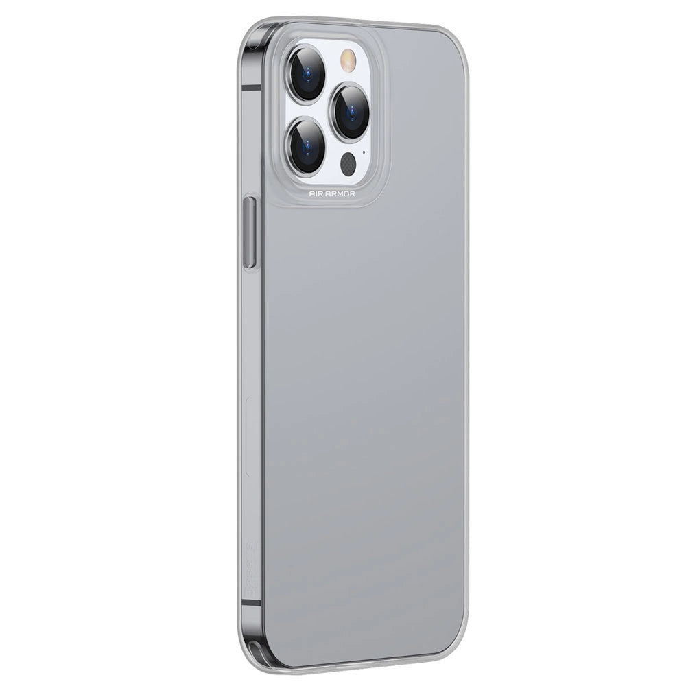 Baseus Simple Series Case gennemsigtig gelhylde til iPhone 13 Pro sort (ARAJ000401)