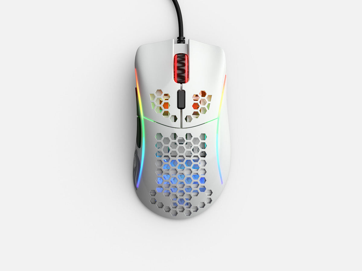 Glorious Gaming Model D- Optisk Kablet Hvid