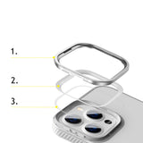 Baseus Crystal Phone Case Armor Case til iPhone 13 Pro med Gel Frame grå (ARJT000413)