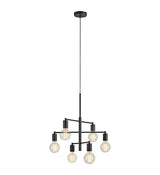 Markslöjd Cielo 6L black  lysekrone
