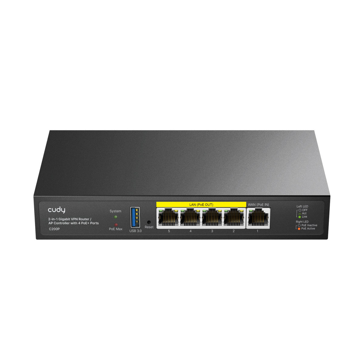 Cudy Ap Controller 2 In 1 C200 P 4x Po E+ 60 W