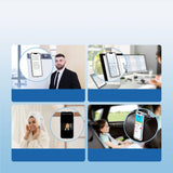 Joyroom Defender Series-foder for iPhone 13 Pro robust hus med kroge Kickstand gennemsigtig (JR-BP955)