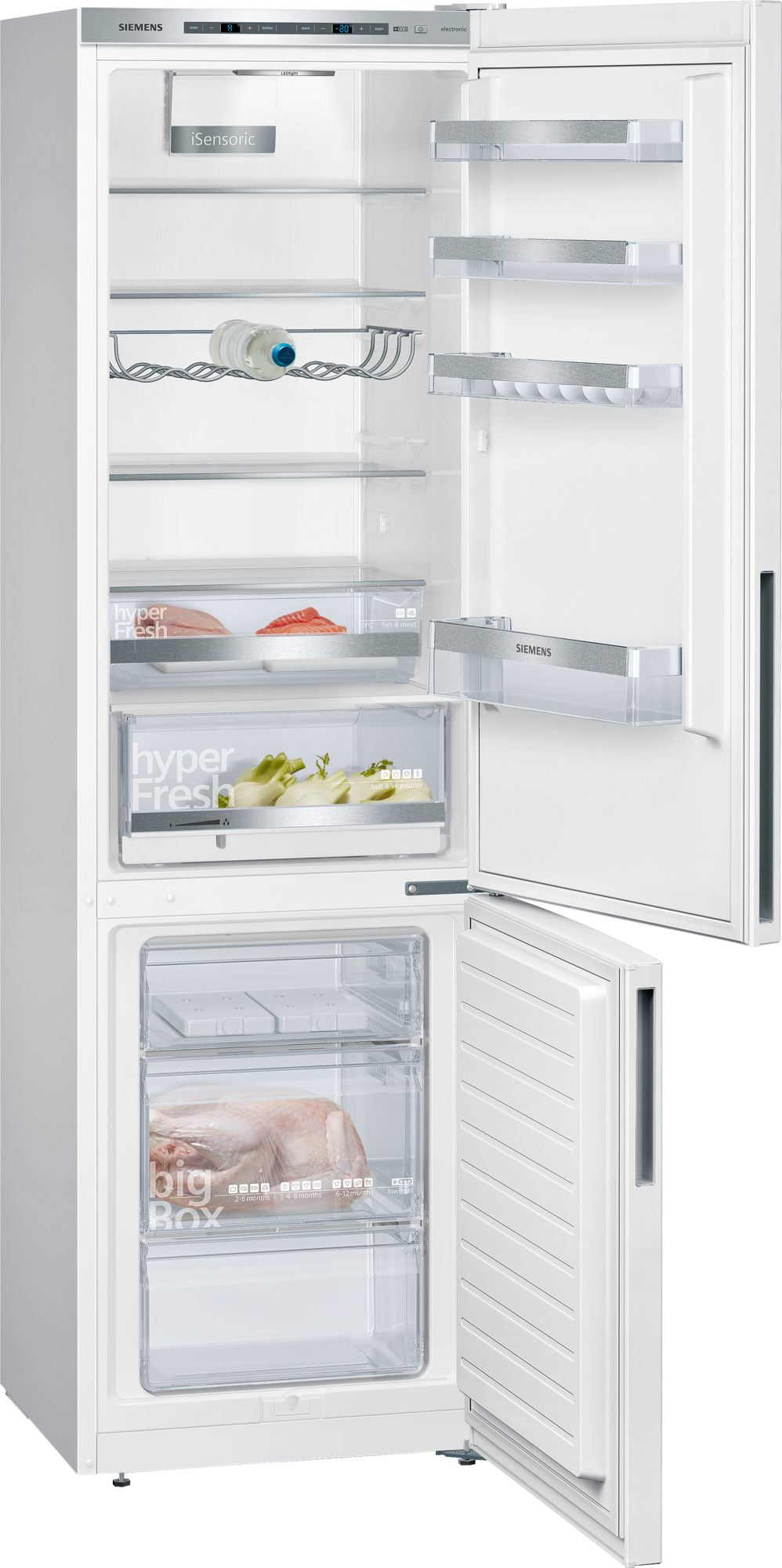Siemens iQ500 KG39EAWCA køle-/fryseskab Fritstående 343 L Hvid