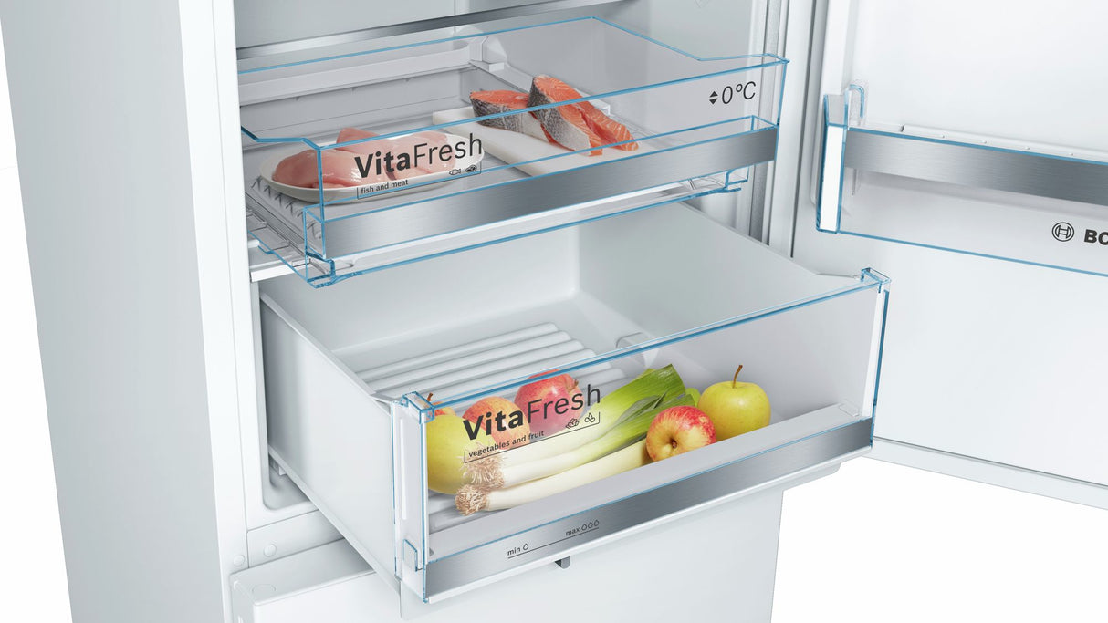 Bosch Serie 6 KGE36AWCA køle-/fryseskab Fritstående 308 L Hvid