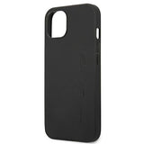 AMG AMHCP13SDOLBK iPhone 13 mini 5,4" sort/sort hårdkasse læder Hot Stamped